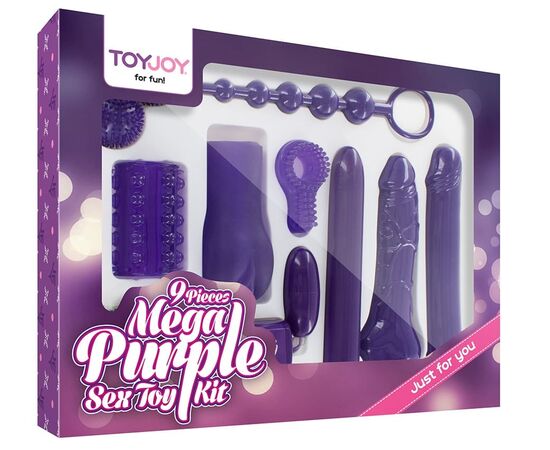 Эротический набор Toy Joy Mega Purple, Цвет: фиолетовый, фото 