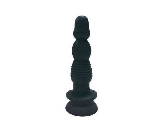 Сменная насадка-ёлочка для секс-машин, Цвет: черный, фото 