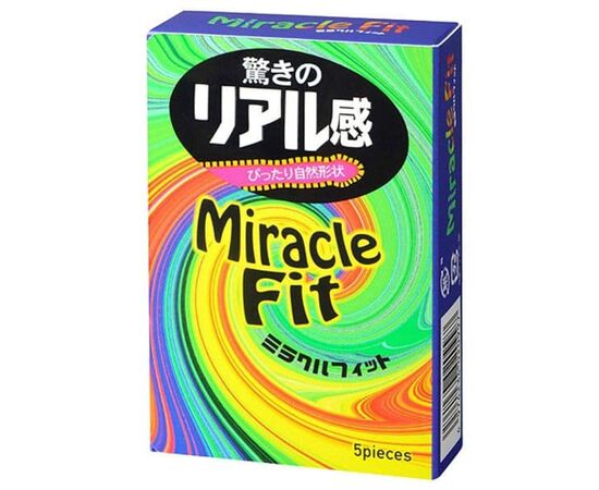 Презервативы Sagami Xtreme Miracle Fit - 5 шт., фото 