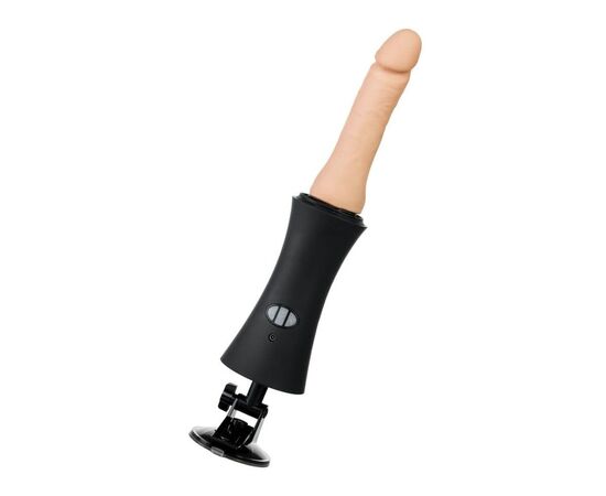 Секс-машина с телесной насадкой HandBang MotorLovers, Цвет: черный с бежевым, фото 