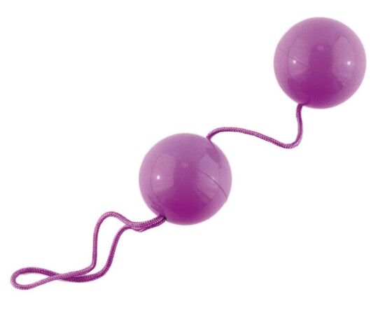Фиолетовые вагинальные шарики BI-BALLS, Цвет: фиолетовый, фото 