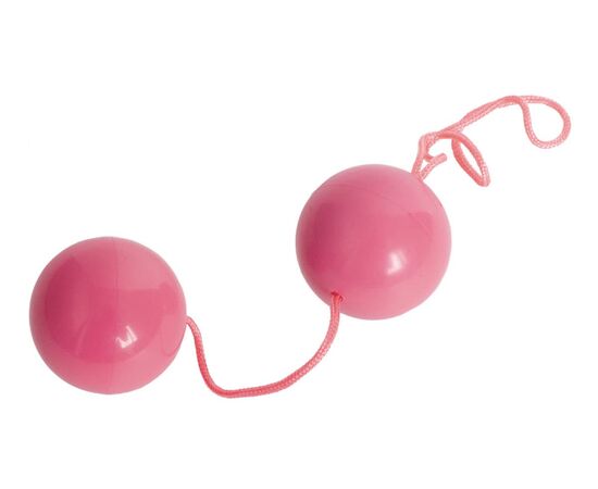 Розовые вагинальные шарики BI-BALLS, Цвет: розовый, фото 