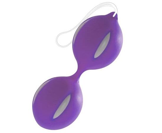 Фиолетово-белые вагинальные шарики, Цвет: фиолетовый с белым, фото 