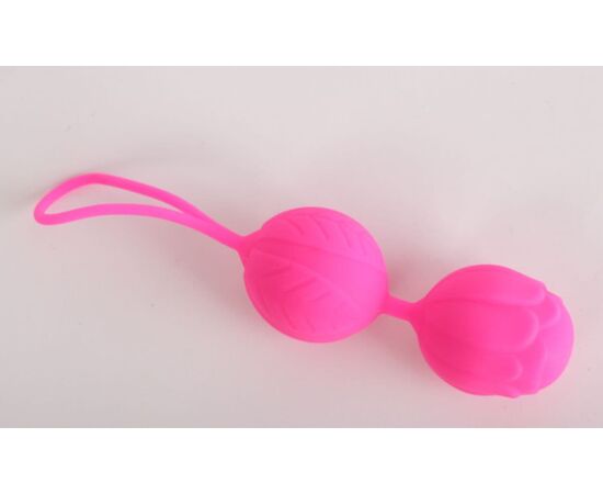 Фигурные розовые шарики "Бутон цветка", Цвет: розовый, фото 