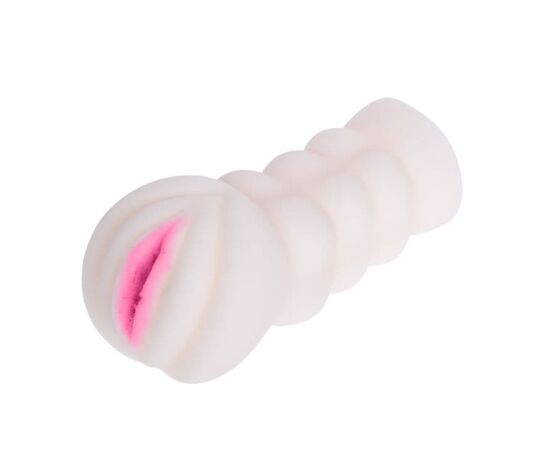 Рифленый мастурбатор-вагина из реалистичного материала, фото 