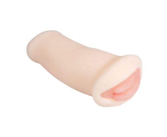 Вибрирующий мастурбатор-вагина с нежными губками Lily - 18 см., фото 
