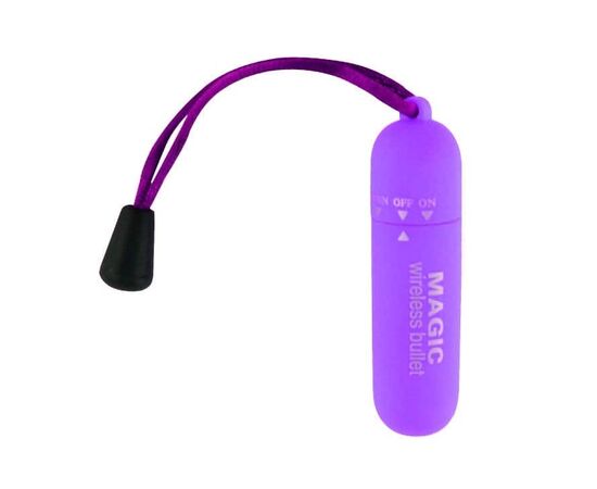 Фиолетовая вибропулька со шнурком, фото 