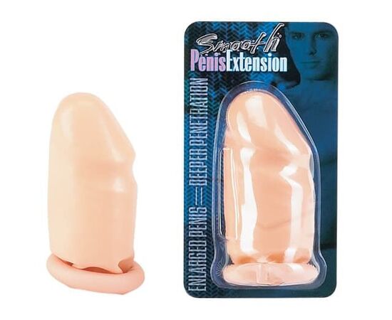 Удлиняющая насадка Smooth Penis Extension, фото 