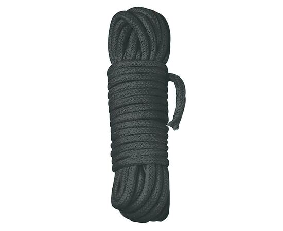 Черная веревка для бандажа - 10 м., фото 