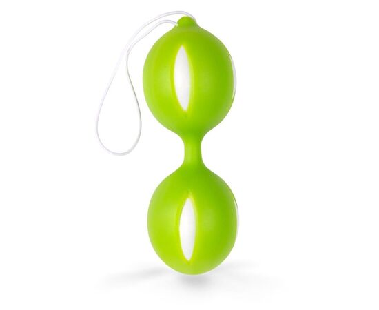 Зеленые вагинальные шарики с петелькой, фото 