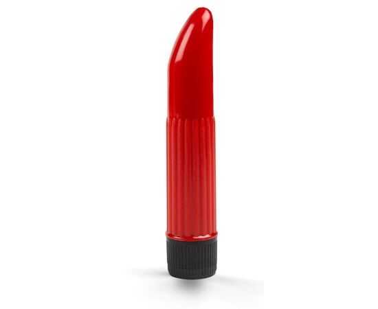 Красный мини-вибратор - 11,5 см., фото 