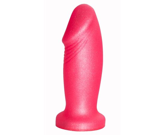Розовая пробка-фаллос - 13,7 см., фото 