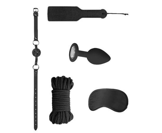 Игровой набор Introductory Bondage Kit №5, Цвет: черный, фото 