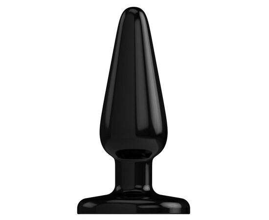 Черная коническая анальная пробка Basic 5 Inch - 12,7 см., фото 