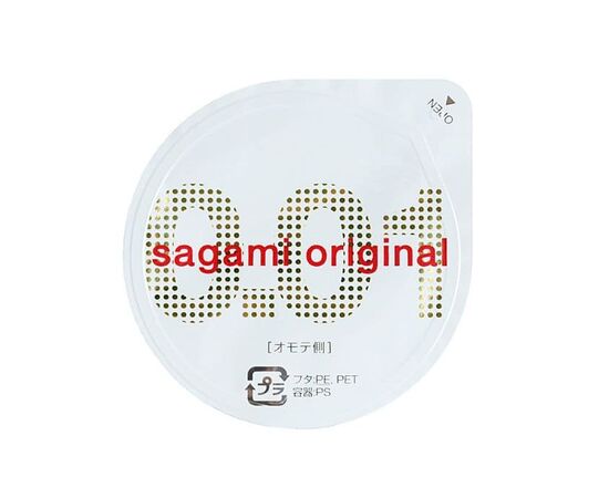 Супертонкий презерватив Sagami Original 0.01 - 1 шт., фото 