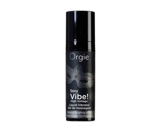 Гель для массажа ORGIE Sexy Vibe High Voltage с эффектом вибрации - 15 мл., фото 