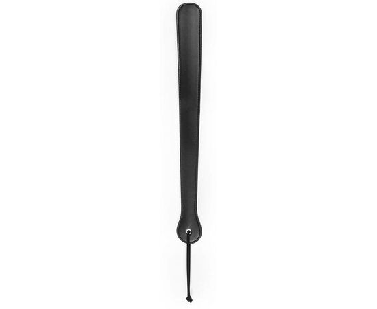 Черная гладкая классическая шлепалка с ручкой - 48 см., фото 