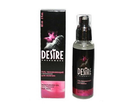 Увлажняющий гель с феромонами для мужчин DESIRE - 60 мл., фото 