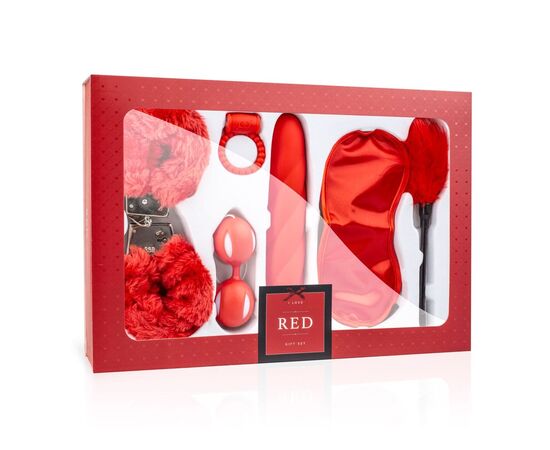 Эротический набор I Love Red Couples Box, фото 