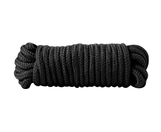 Хлопковая верёвка Bondage Rope 16 Feet - 5 м., Цвет: черный, фото 