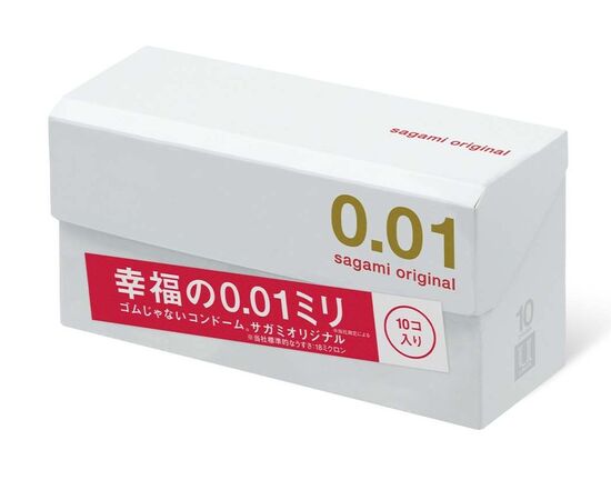 Супер тонкие презервативы Sagami Original 0.01 - 10 шт., фото 
