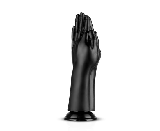 Черный стимулятор Double Trouble Fisting Dildo - 30,7 см., фото 