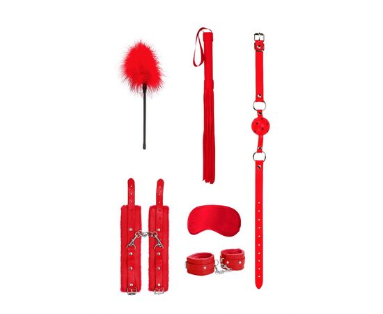 Красный игровой набор Beginners Bondage Kit, фото 