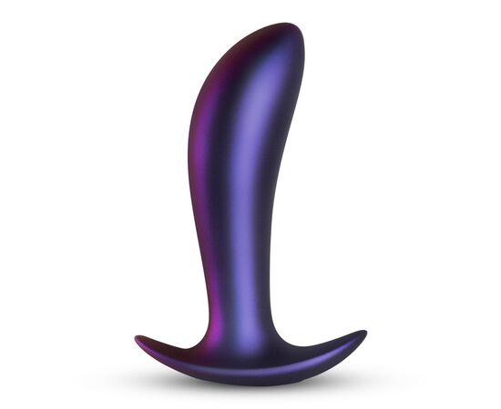 Фиолетовый анальный вибратор для ношения Uranus - 12 см., фото 