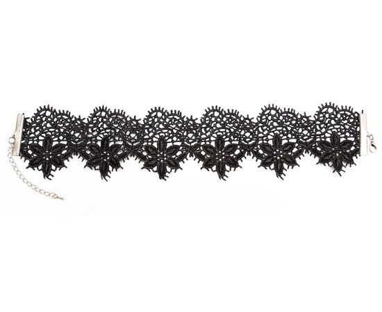 Кружевное ожерелье-чокер Albori, Цвет: черный, Размер: S-M, фото 