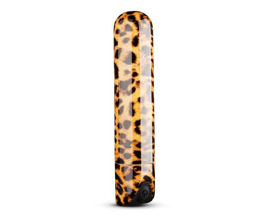 Леопардовая вибропуля Nayo Bullet Vibrator - 9 см., фото 