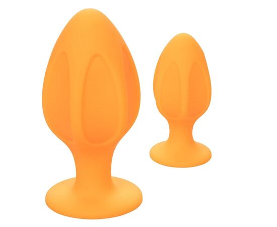 Набор из двух анальных пробок Cheeky, Цвет: оранжевый, фото 