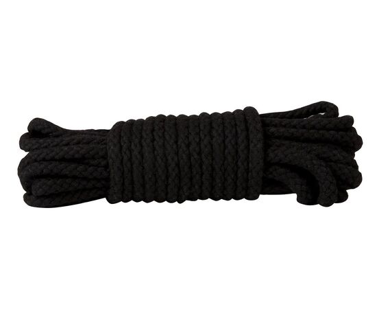 Чёрная хлопковая веревка для связывания Bondage Rope 33 Feet - 10 м., фото 