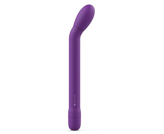 Фиолетовый G-стимулятор с вибрацией Bgee Classic - 18 см., фото 