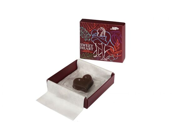 Шоколад с афродизиаками для женщин JuLeJu Sweet Heart - 9 гр., фото 