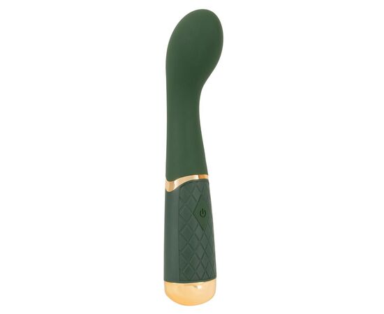 Зеленый стимулятор точки G Luxurious G-Spot Massager - 19,5 см., фото 