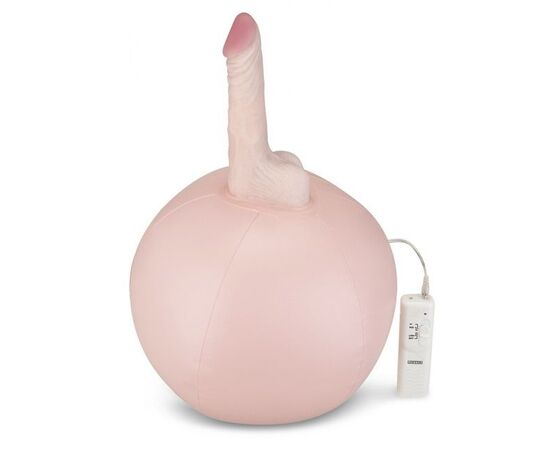 Надувной секс-мяч с реалистичным вибратором, фото 