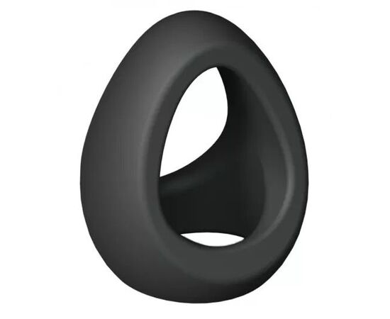 Черное фигурное эрекционное кольцо Flux Ring, фото 