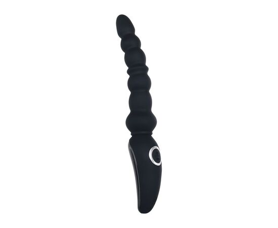Черная анальная виброелочка Magic Stick - 22,6 см., фото 