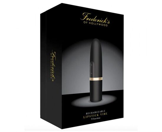 Черный перезаряжаемый вибростимулятор Lipstick Vibe, Длина: 9.00, Цвет: черный, фото 