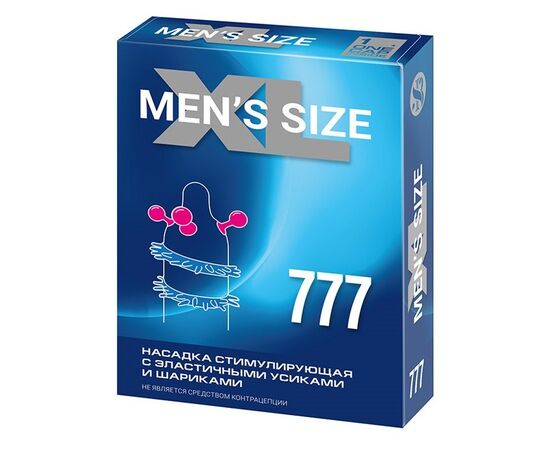 Стимулирующая насадка на пенис MEN SIZE 777, фото 