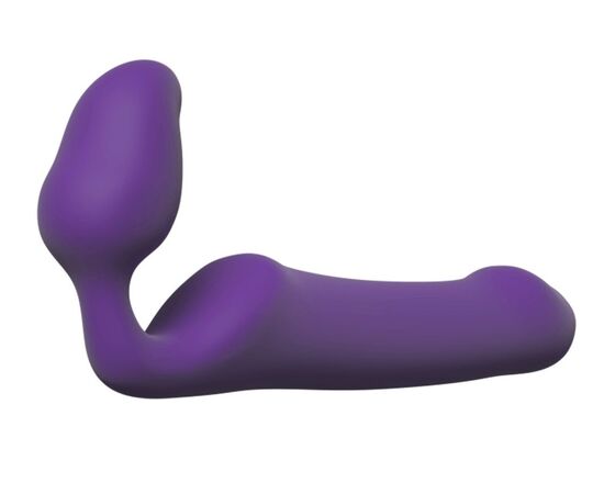 Фиолетовый безремневой страпон Queens L, фото 