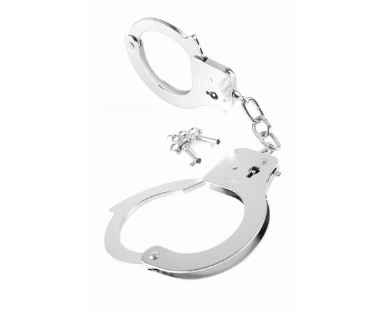 Металлические серебристые наручники Designer Metal Handcuffs, фото 