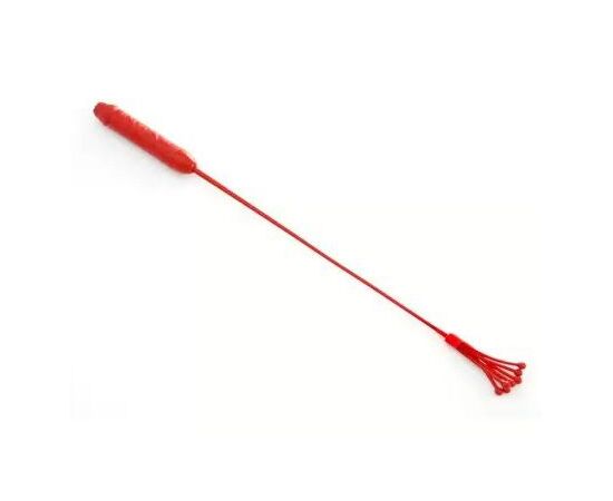 Красный стек с ручкой-фаллосом - 62 см., фото 