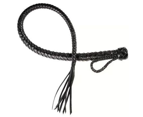 Чёрная плеть "Змея" - 60 см., фото 