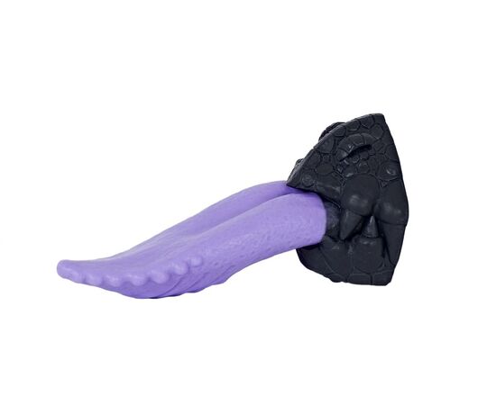 Фиолетовый стимулятор "Язык дракона" - 20,5 см., фото 