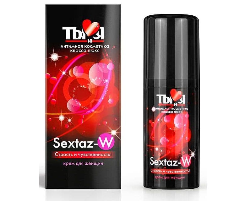 Крем Sextaz-W с возбуждающим эффектом для женщин - 20 гр., фото 